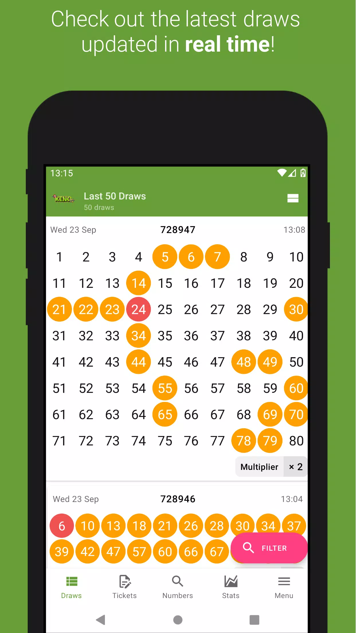 Kentucky Lottery Keno App - Live Results & Tickets for Android - APK  Download