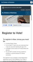 برنامه‌نما NJ Elections Dashboard عکس از صفحه