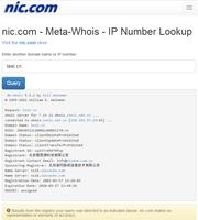 NIC Whois Screenshot 3