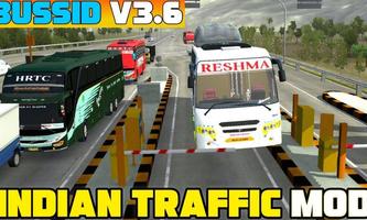 Mod Bussid Indian Traffic capture d'écran 1