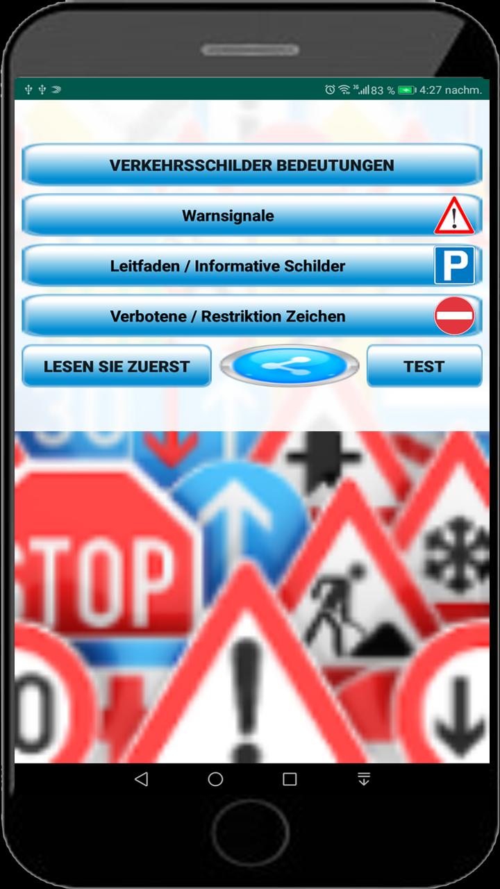 Verkehrsschilder Lernen für Android - APK herunterladen