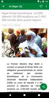 Niger actualités capture d'écran 2