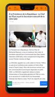 برنامه‌نما Niger Actualités et vidéos. عکس از صفحه