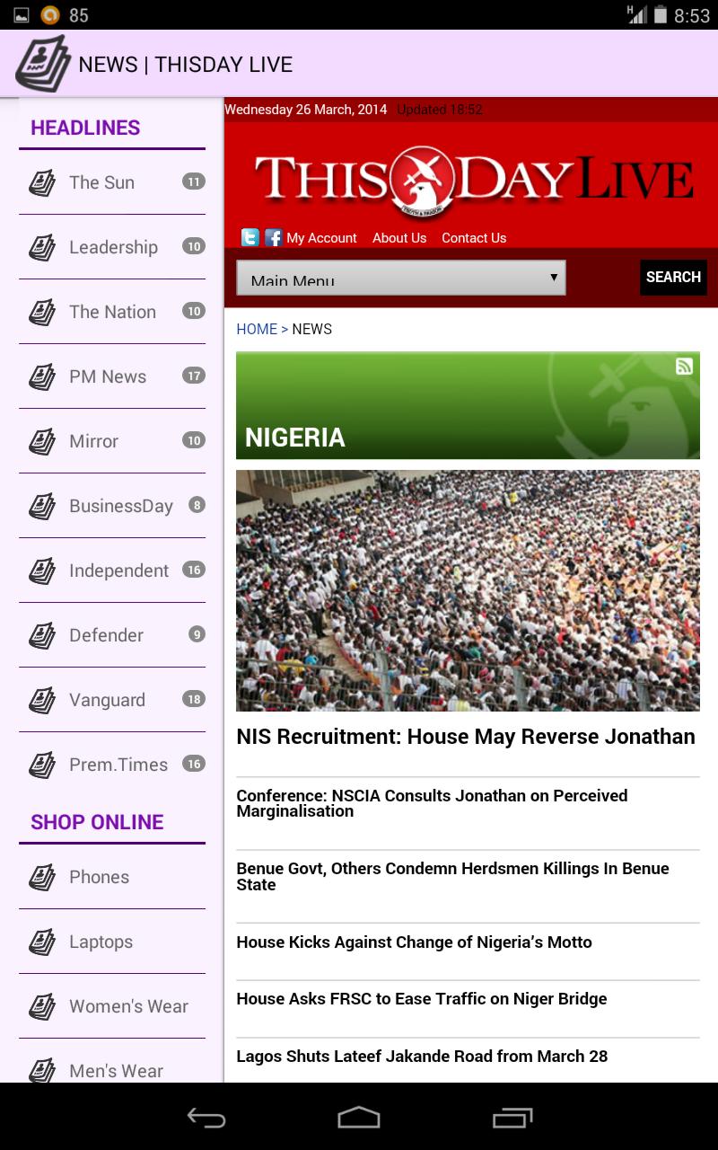 Nigerian Newspapers App for Android - APK Download