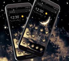Dark Night Moon Sky Theme স্ক্রিনশট 1