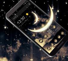 Dark Night Moon Sky Theme স্ক্রিনশট 2