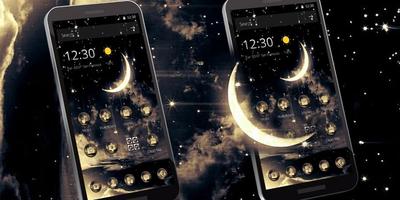 Dark Night Moon Sky Theme স্ক্রিনশট 3