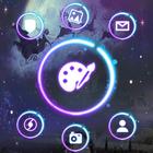 Night Christmas Moon Theme icon