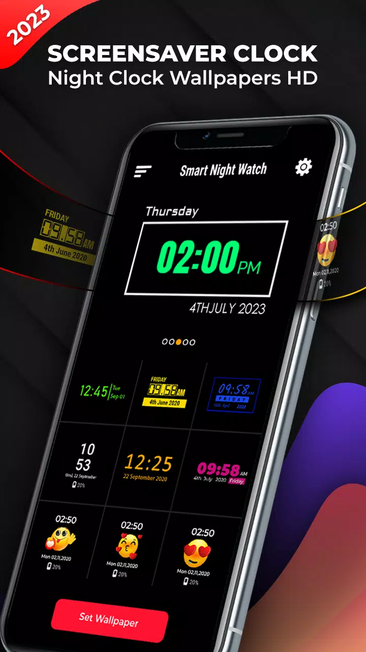 Download do APK de relógio noturno inteligente para Android