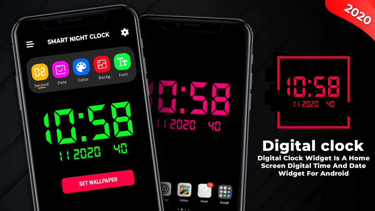 Как включить часы на андроид. Ночные часы Виджет. Ночные часы Android. Программа для андроида ночные часы.