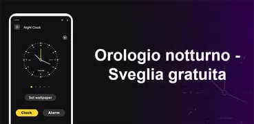 Orologio notturno - Sveglia gratuita