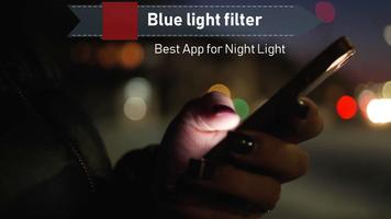 filtro de luz azul noche Poster