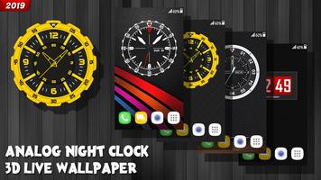 Analog Clock Live Wallpaper Free 2019 पोस्टर