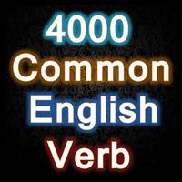 4000 Common English Verb Affiche