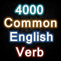 4000 Common English Verb poster