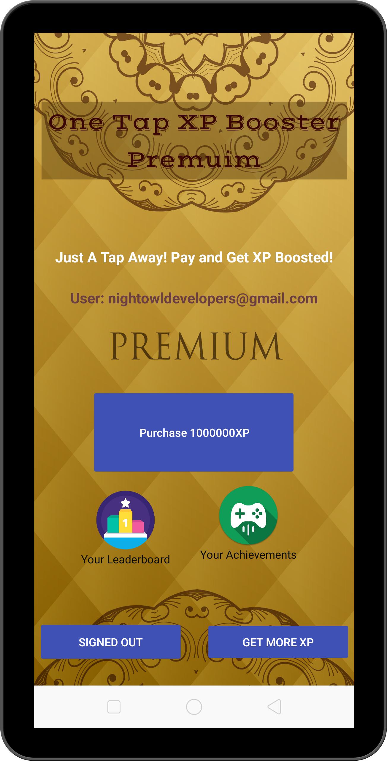 Download do APK de One Tap XP Booster (Premium) para Android