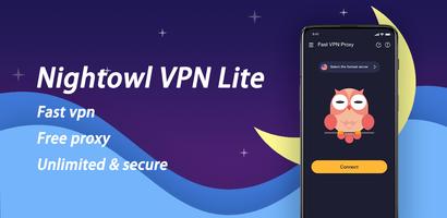 NightOwl VPN Lite постер