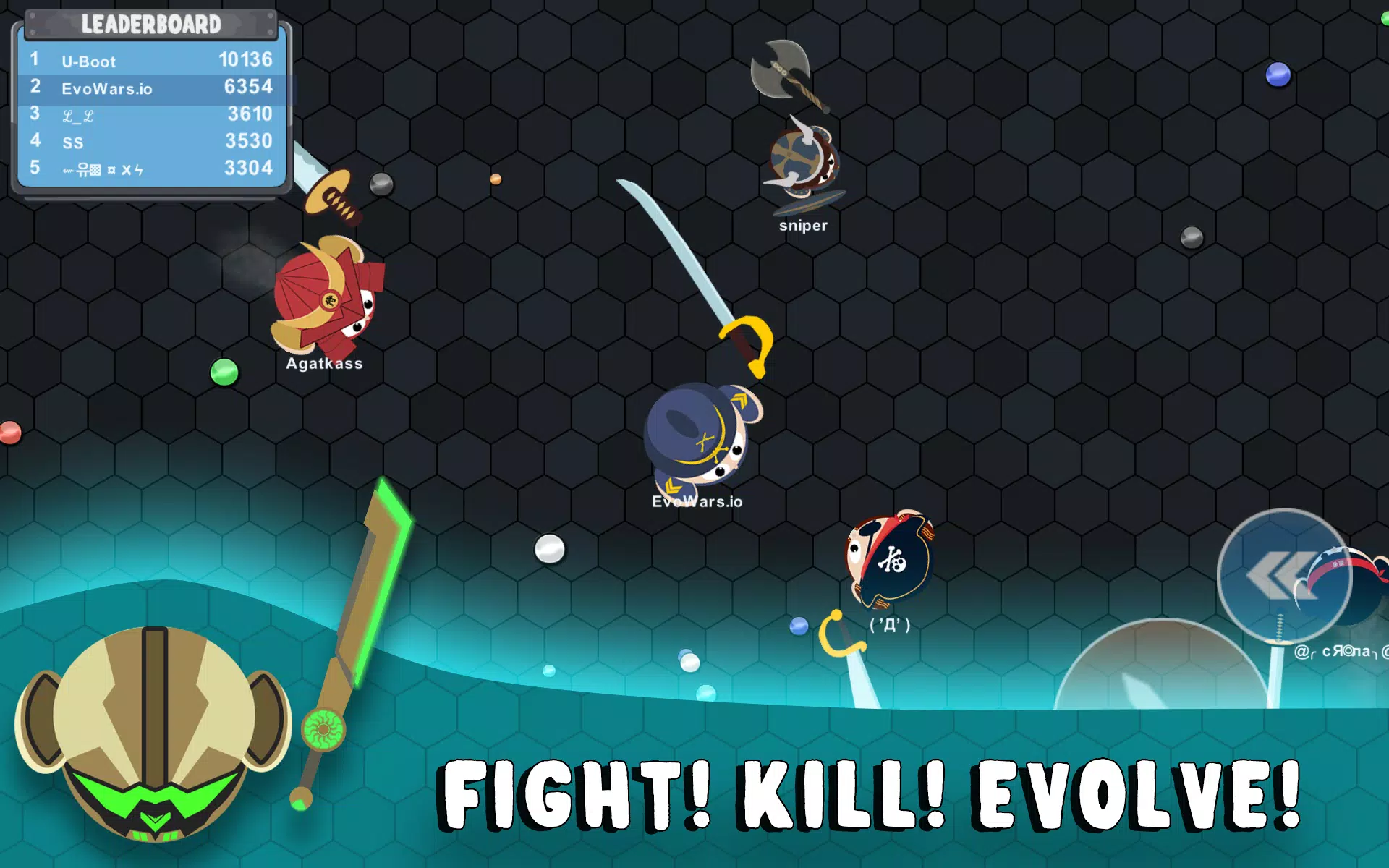 Download Evowars.io MOD APK 1.7.8 (Immortal, Level, One Hit) for Android iOS