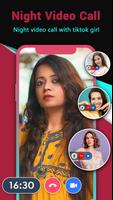Night video call with tiktoks girl Live Video Call poster