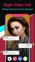 Night video call with tiktoks girl Live Video Call screenshot 2