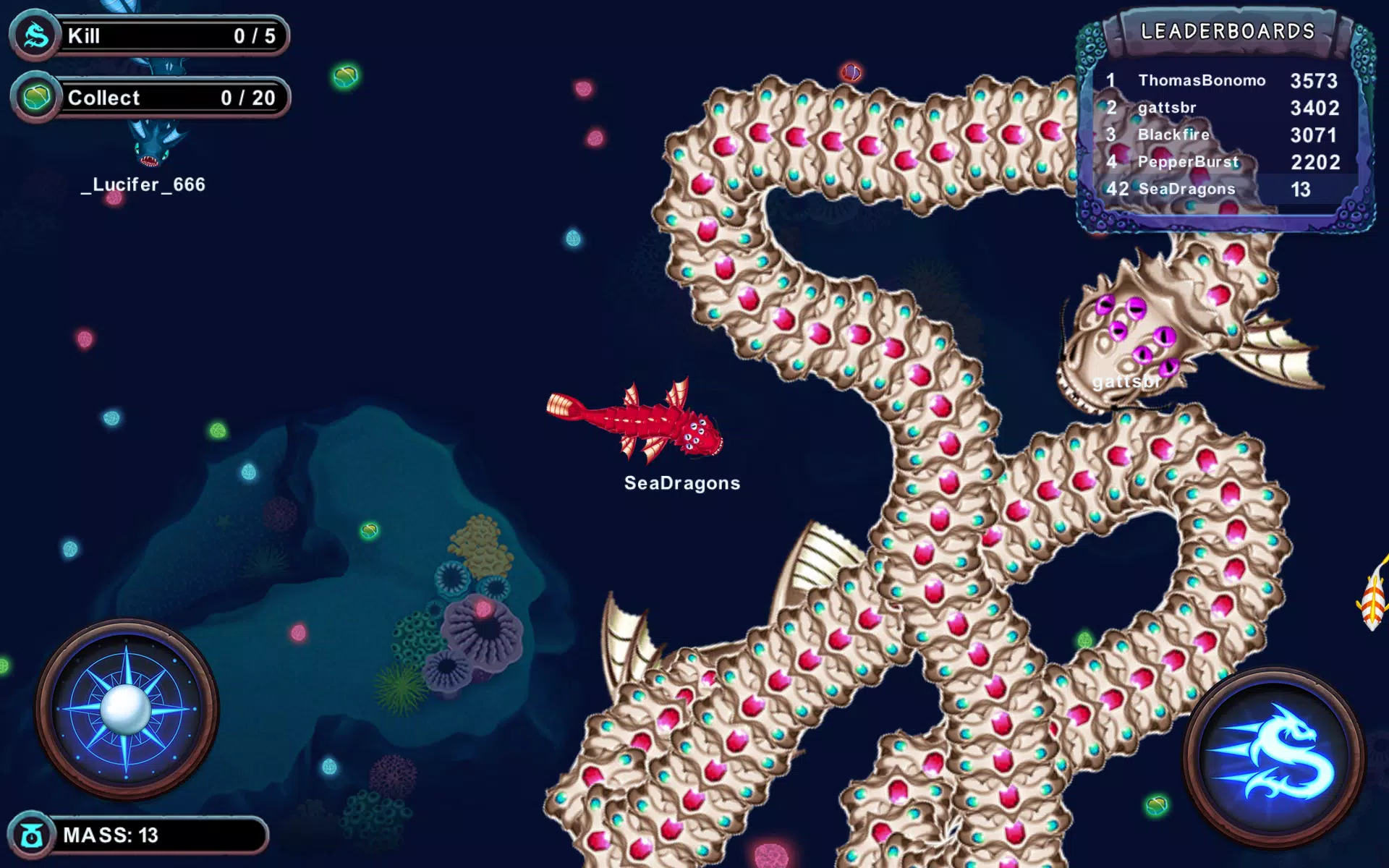 SeaDragons.io 🕹️ Play on CrazyGames