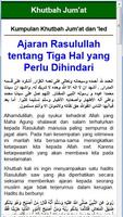 برنامه‌نما Kumpulan 101 Khutbah Jum'at عکس از صفحه