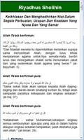 Terjemah Kitab Riyadussholihin captura de pantalla 3