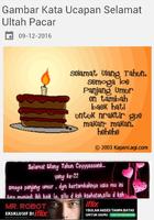 برنامه‌نما Ucapan Ulang Tahun Pacar عکس از صفحه