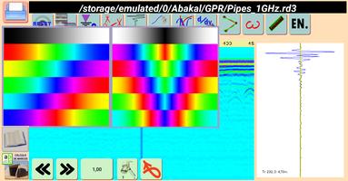 GPR. Análisis. Geo-radar. capture d'écran 1