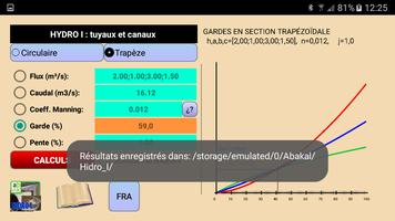 Calcul. Flux. Channel. capture d'écran 2