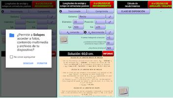 Anclaje.Solape.Recubrimiento الملصق