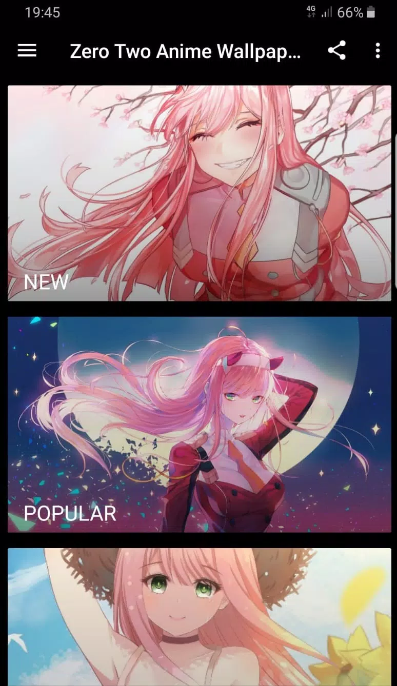 Download Two pilot characters from the anime Darling In The Franxx