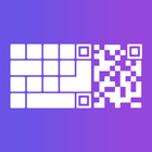 Barcode & QR code Keyboard-icoon