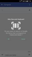 Barcode & QR code Keyboard syot layar 2