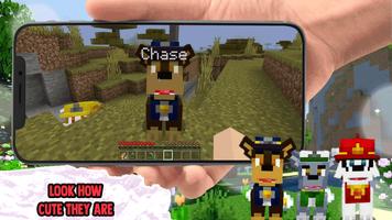 Собака Paw Patrol для MCPE скриншот 3