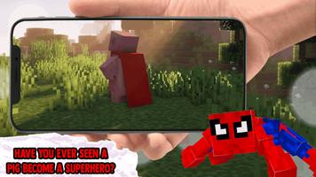 Superheroes Mobs for MCPE Affiche