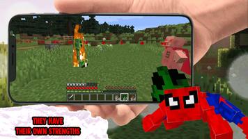 Superheroes Mobs for MCPE capture d'écran 2