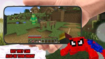 Superheroes Mobs for MCPE capture d'écran 3