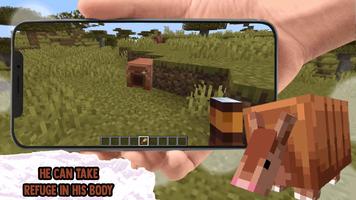 Cute Armadillo Mobs for MCPE स्क्रीनशॉट 1