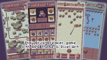 Monster Breakout! Brick Breaker Pixel RPG الملصق