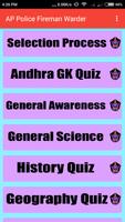 AP Police Fireman Warder Exam poster