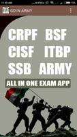 GD IN ARMY ITBP BSF CISF CRPF SSB Exam Hindi Poster