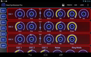 Poster Heat Synthesizer Pro