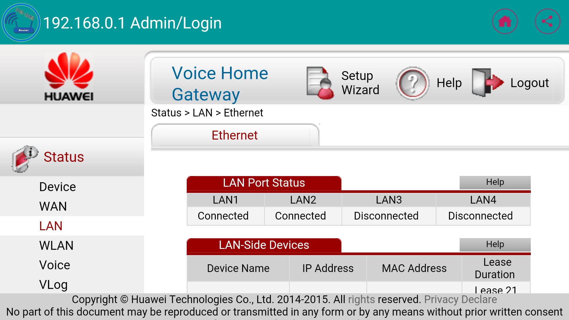 10.0.0.1 Login