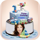 Name Photo on Birthday Cake APK