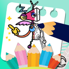 Zooble Digital Circus Coloring simgesi