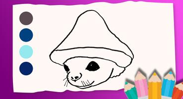 Smurf Cat шайлушай Coloring Ekran Görüntüsü 1