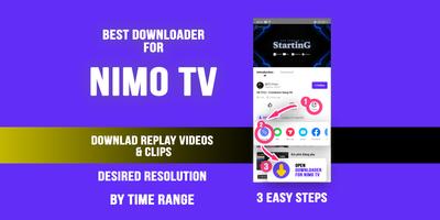 Video Downloader for Nimo TV plakat