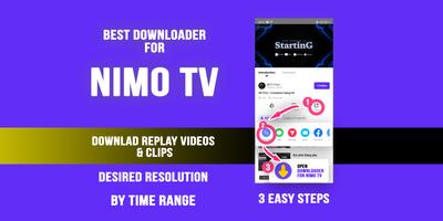 Video Downloader for Nimo TV Plakat