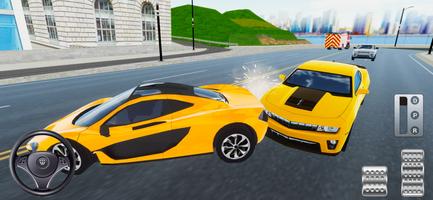 Real Car Simulator City - Free Driving School 3D 海報